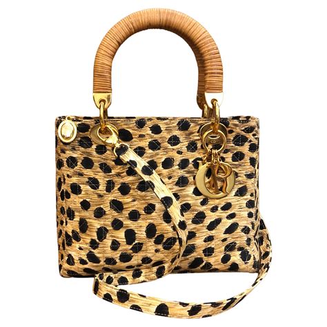 lady dior leopard bag